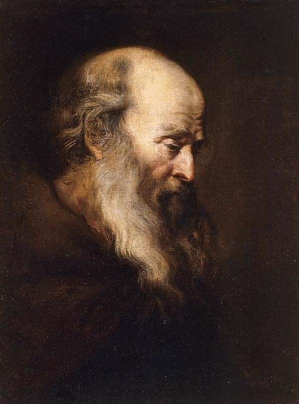 一个老人的肖像 Portrait of an Old Man (c.1632 - c.1635; Netherlands  )，扬·利文斯