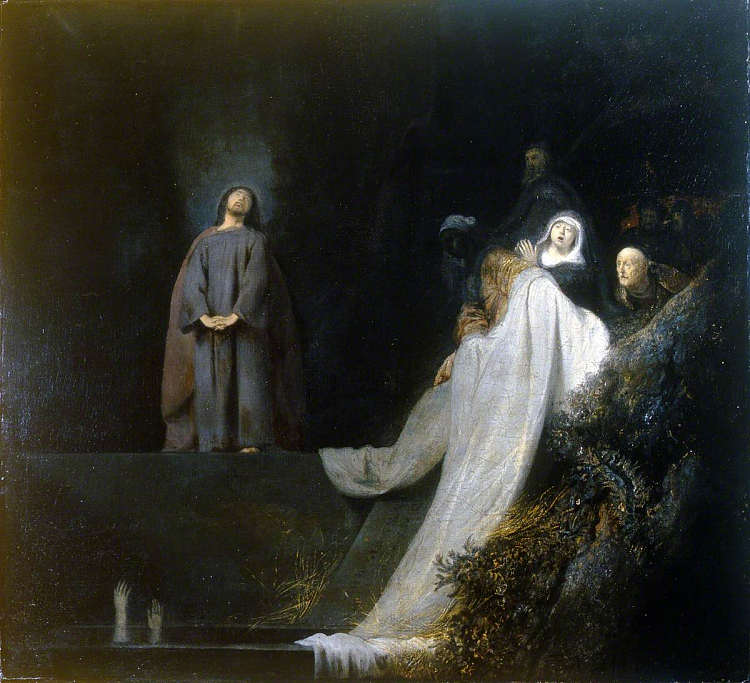 拉撒路的复活 The Raising of Lazarus (c.1631; Netherlands  )，扬·利文斯