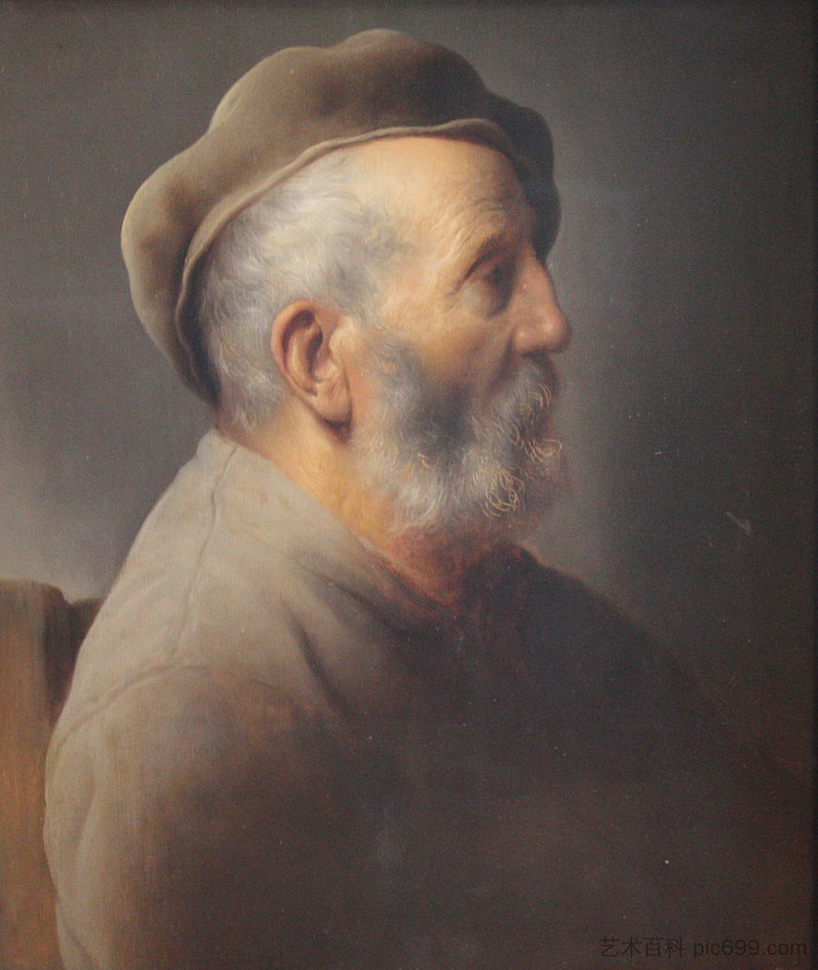 一个老人的肖像 Portrait of an Old Man (c.1625 - c.1626; Netherlands  )，扬·利文斯