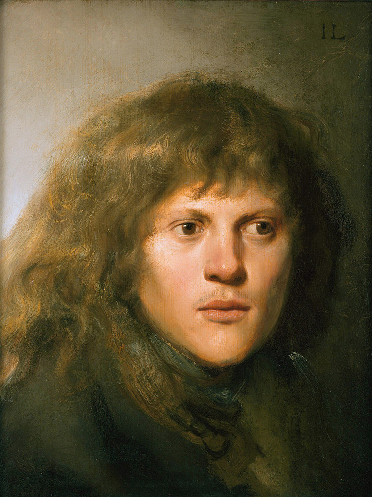 自画像 Self Portrait (c.1629 - c.1630; Netherlands  )，扬·利文斯