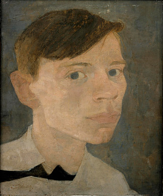 自画像 Self-portrait (1909)，扬·曼克斯