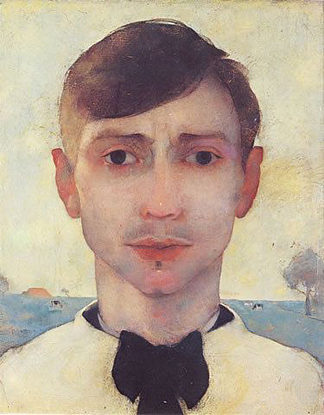 自画像 Self-portrait (1913)，扬·曼克斯