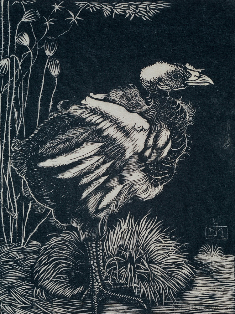 雏鸟 Nestling (1917)，扬·曼克斯