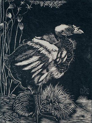 雏鸟 Nestling (1917)，扬·曼克斯