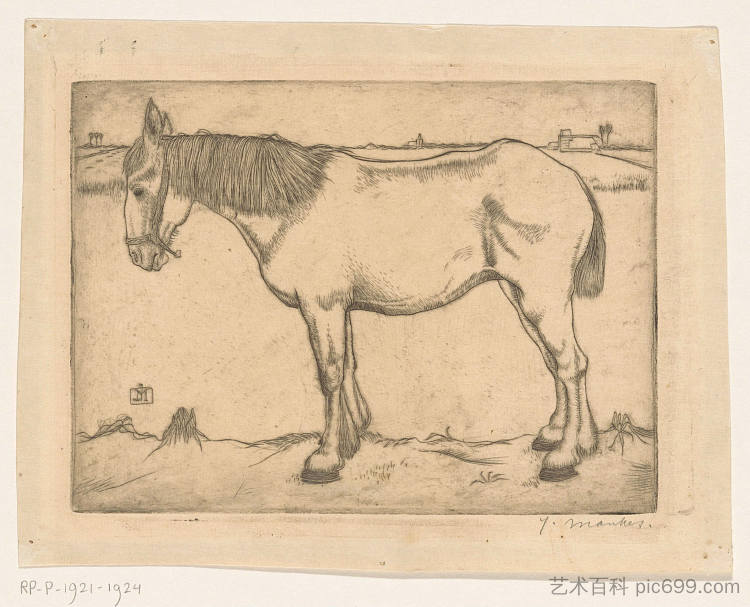 马 Horse (1917)，扬·曼克斯