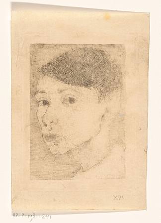 自画像 Self Portrait (1913)，扬·曼克斯