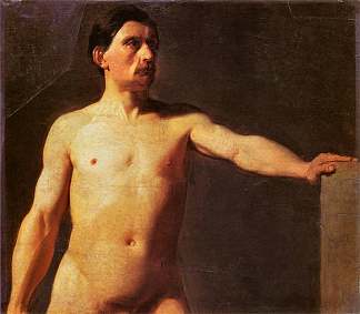 男性裸体 Male nude，扬·马泰伊科