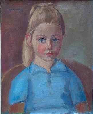 画家孙女安妮的肖像 Portrait of the painter’s granddaughter Anne，简·斯鲁伊特斯