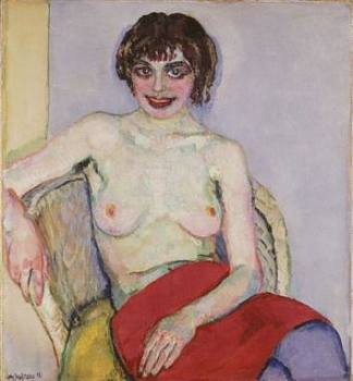 坐着的裸体 Seated Nude (1912)，简·斯鲁伊特斯