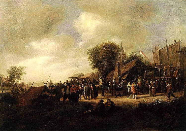 乡村集市 Village Fair (c.1650 - c.1651),扬·斯蒂恩