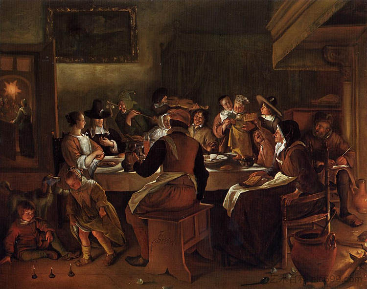 第十二夜 Twelfth Night (1662),扬·斯蒂恩