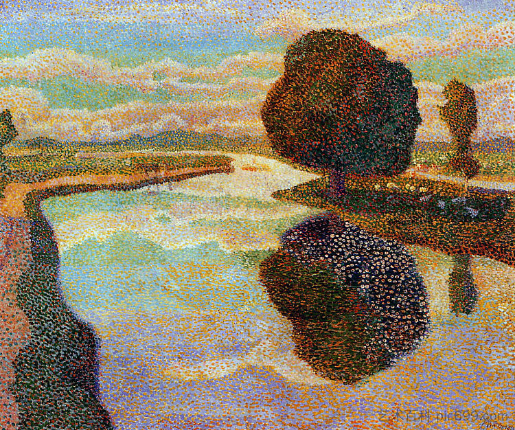 景观与运河 Landscape with canal (1894)，简·托罗普