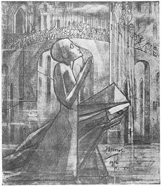 在通往髑髅地的路上祷告 Prayer at the Road to Calvary (1916)，简·托罗普