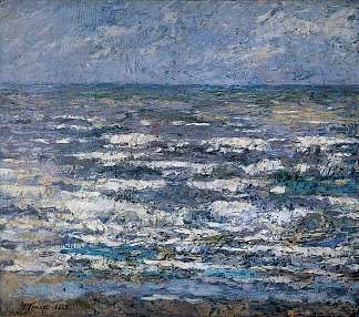 卡特韦克的大海 The Sea at Katwijk (1887)，简·托罗普