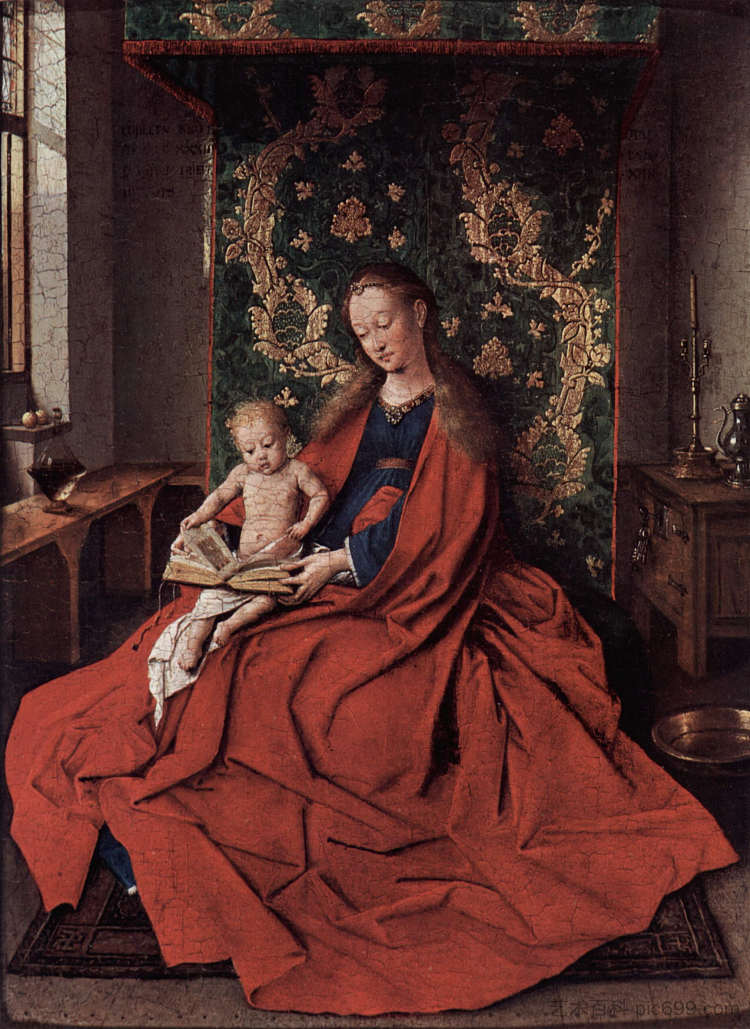 The Ince Hall Madonna（The Virgin and Child Reading） The Ince Hall Madonna (The Virgin and Child Reading) (1433)，扬·凡·艾克