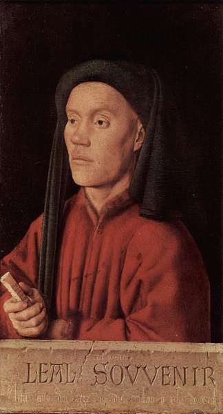 一个年轻人的肖像 Portrait of a Young Man (1432)，扬·凡·艾克