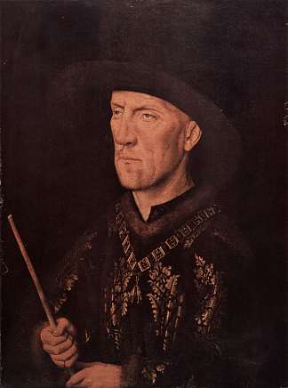 博杜安·德·兰诺伊的肖像 Portrait of Baudouin de Lannoy (1435)，扬·凡·艾克