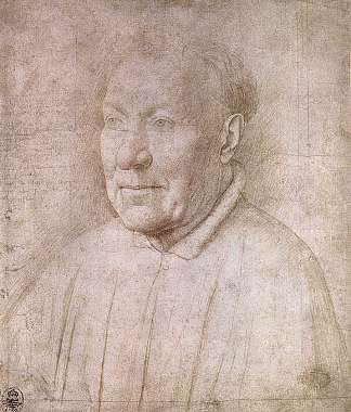 红衣主教阿尔贝加蒂的肖像 Portrait of Cardinal Albergati (1435)，扬·凡·艾克