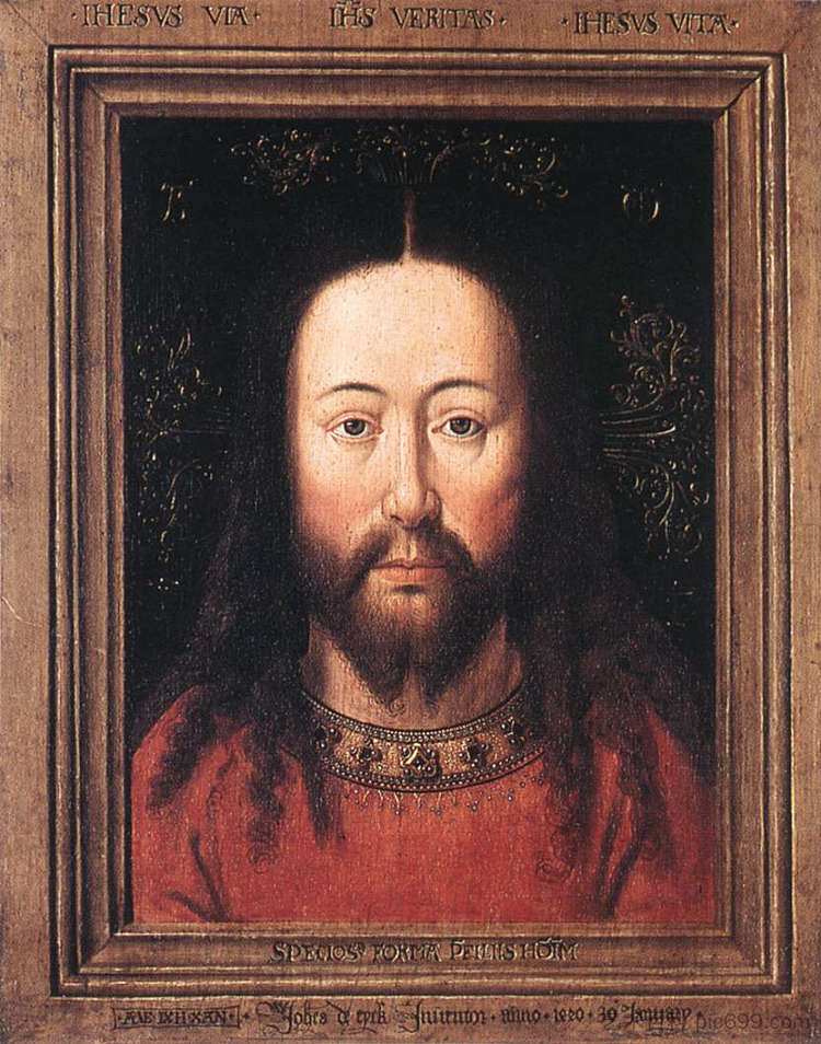 基督的肖像 Portrait of Christ (1440),扬·凡·艾克