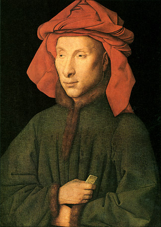 乔瓦尼·阿尔诺菲尼的肖像 Portrait of Giovanni Arnolfini (1435)，扬·凡·艾克