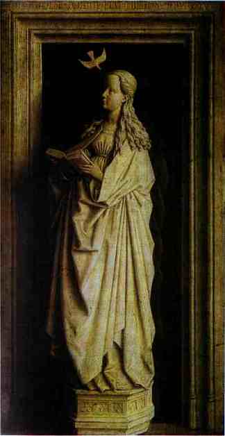 天使报喜 The Annunciation (1440)，扬·凡·艾克