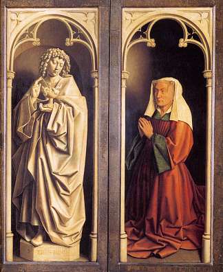 根特祭坛（局部） The Ghent Altar (detail) (1432)，扬·凡·艾克