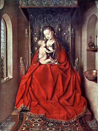 卢卡麦当娜 The Lucca Madonna (1436)，扬·凡·艾克