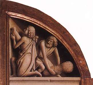 该隐和亚伯的祭品 The Offerings of Cain and Abel (1425 – 1429)，扬·凡·艾克
