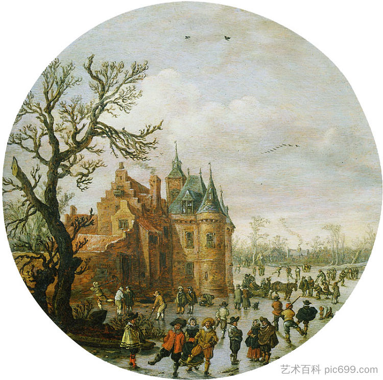 冬 Winter (1625; Netherlands  )，扬·范·戈因