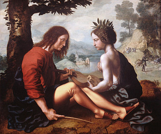寓言场景 Allegorical Scene (1550)，简·范·海森