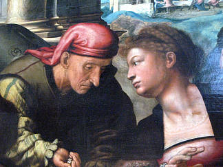 浪子的寓言（局部） Parable of the Prodigal Son (detail) (1536)，简·范·海森