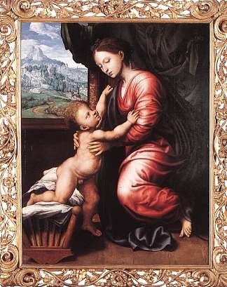 处女与圣婴 Virgin and Child，简·范·海森