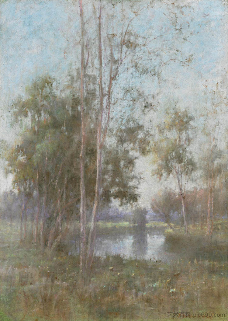 小溪 The Creek (c.1895)，简·萨瑟兰