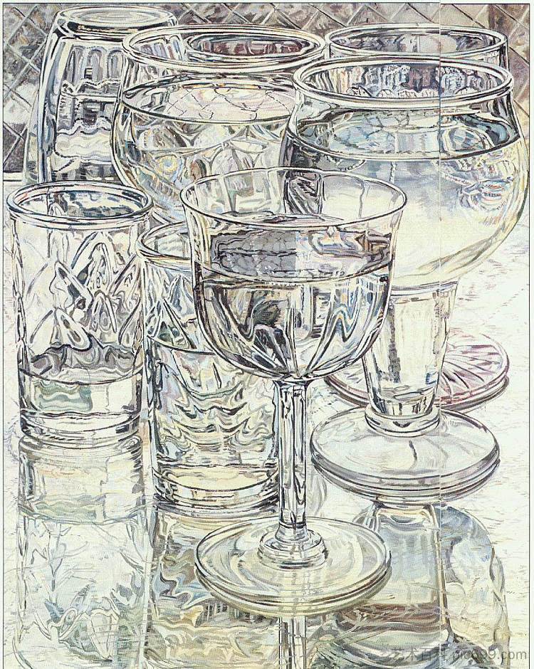 葡萄酒和奶酪杯 Wine and Cheese Glasses (1975)，雅内·菲什