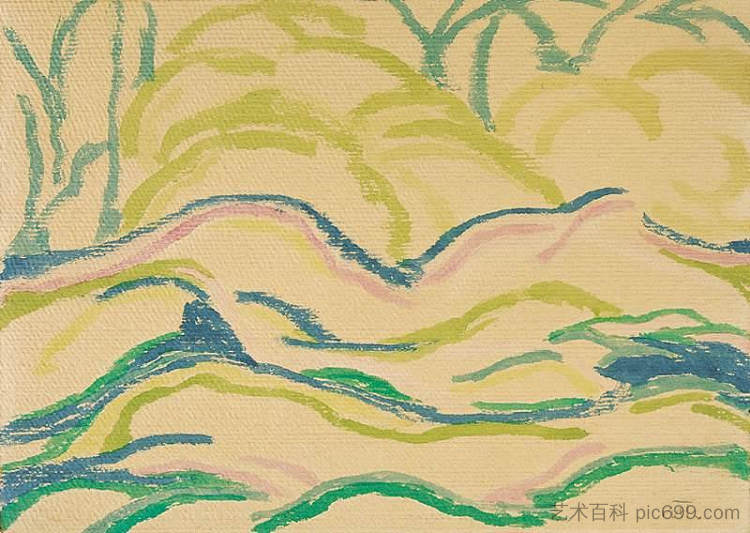 景观 Landscape (1916)，雅诺什·马蒂斯·托伊奇