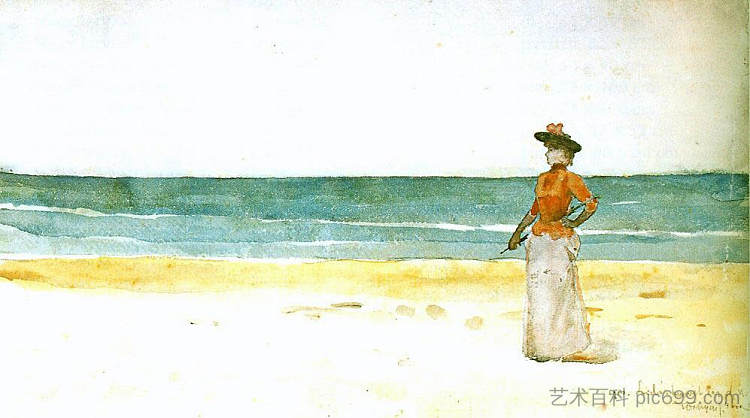 在海边 On a seacoast (1900)，詹诺斯托尼耶