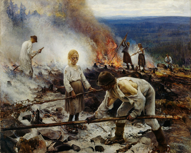 在枷锁下（燃烧灌木丛） Under the Yoke (Burning the Brushwood) (1893; Finland  )，埃罗·耶尔内费尔特