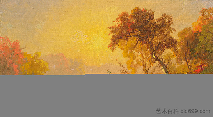 景观 Landscape (1873)，贾斯珀·弗朗西斯·克罗普西