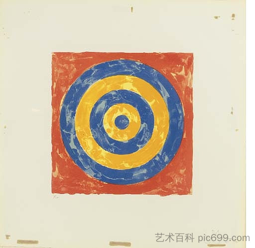 目标（环球限量艺术版35） Target (Universal Limited Art Editions 35)，贾斯培·琼斯