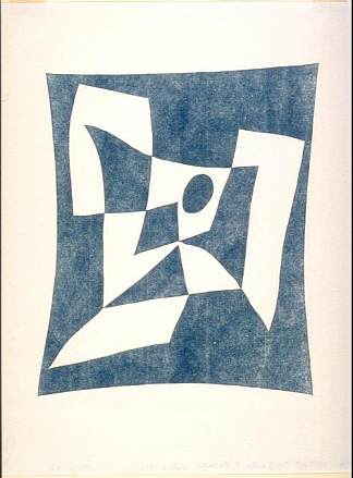 抽象构图，克诺索斯 Abstract Composition, Knossos (1956)，让·阿尔普