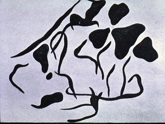 自动绘图 Automatic Drawing (1916)，让·阿尔普