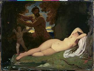 木星和安提奥普 Jupiter and Antiope (1851)，让·奥古斯特·多米尼克·安格尔