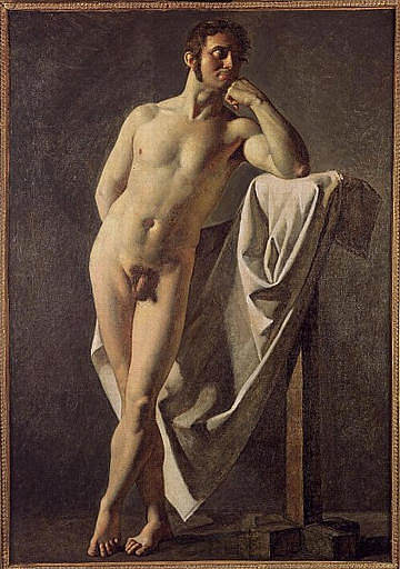 男性裸体 Male nude (1801),让·奥古斯特·多米尼克·安格尔