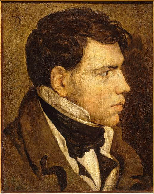 一个年轻人的肖像 Portrait of a young man,让·奥古斯特·多米尼克·安格尔