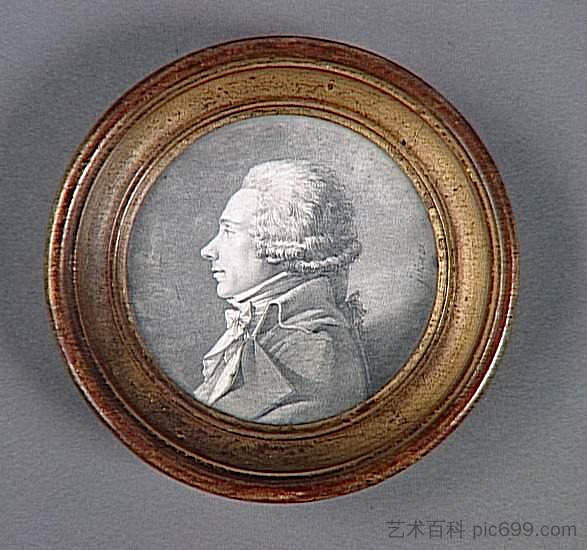 让-马里·约瑟夫·安格尔的肖像 Portrait of Jean-Marie Joseph Ingres,让·奥古斯特·多米尼克·安格尔