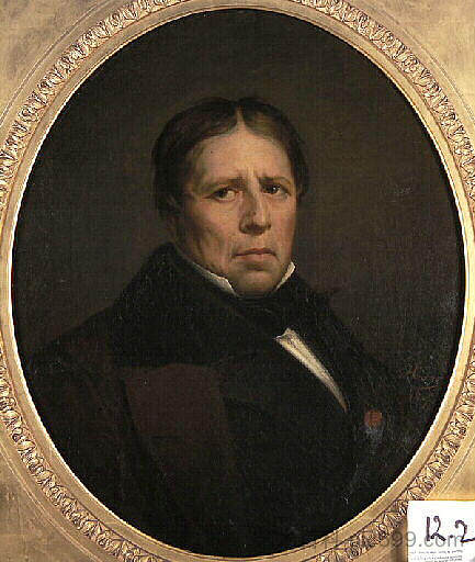 自画像 Self-Portrait (1858),让·奥古斯特·多米尼克·安格尔
