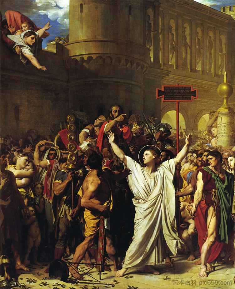 圣交响乐的殉难 The Martyrdom of St. Symphorian (1834),让·奥古斯特·多米尼克·安格尔
