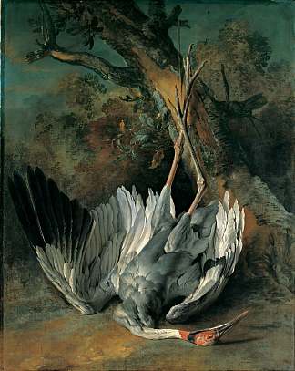 死鹤 Dead Crane (1745; Versailles,France                     )，让·巴普蒂斯特·乌德里