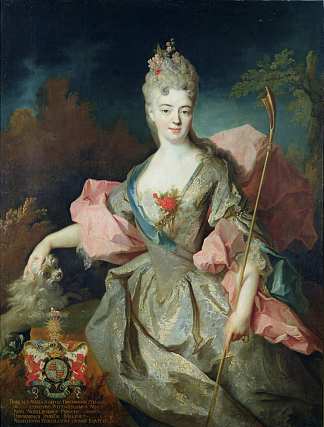 玛丽·约瑟芬·德拉蒙德夫人，卡斯特尔布兰科伯爵夫人 Lady Mary Josephine Drummond, Gräfin von Castelblanco (c.1708)，让·巴普蒂斯特·乌德里