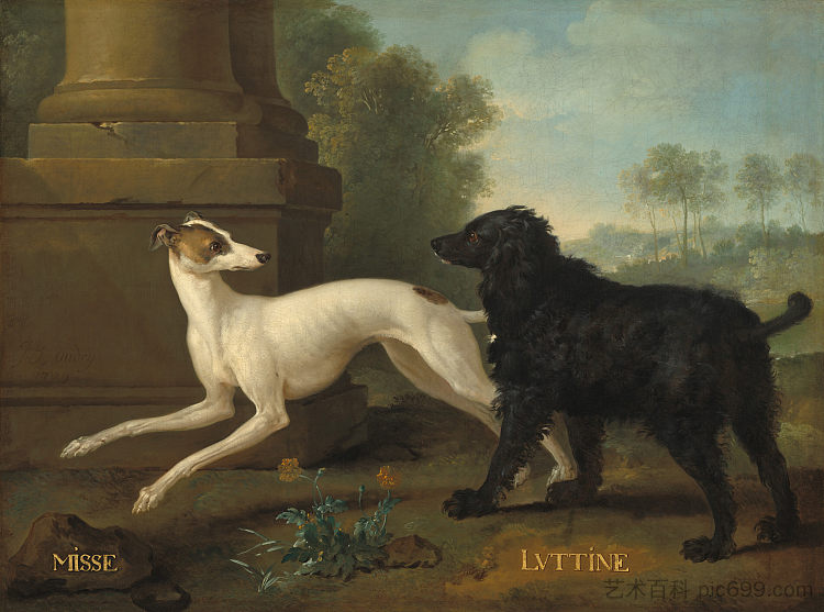 米西和卢廷 Missy and Luttine (1729)，让·巴普蒂斯特·乌德里